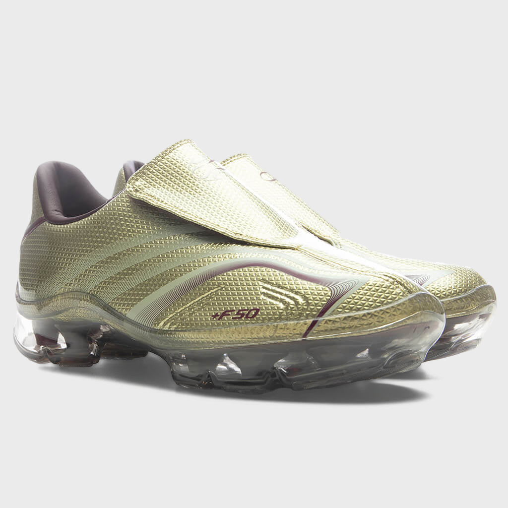 Women's F50 Adiframe Walkable - Gold Metallic/Ice Gold Metallic/Maroon