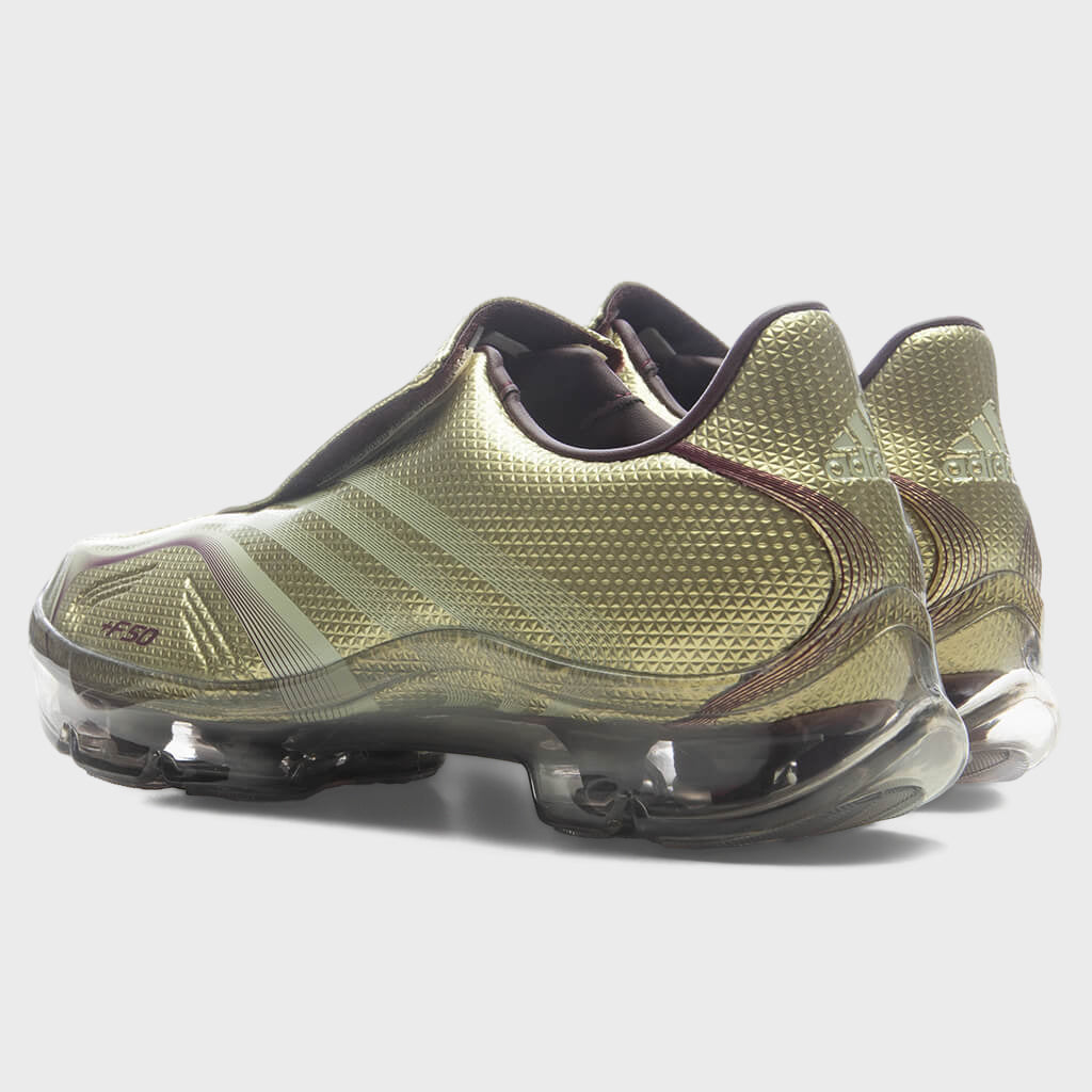 Women's F50 Adiframe Walkable - Gold Metallic/Ice Gold Metallic/Maroon