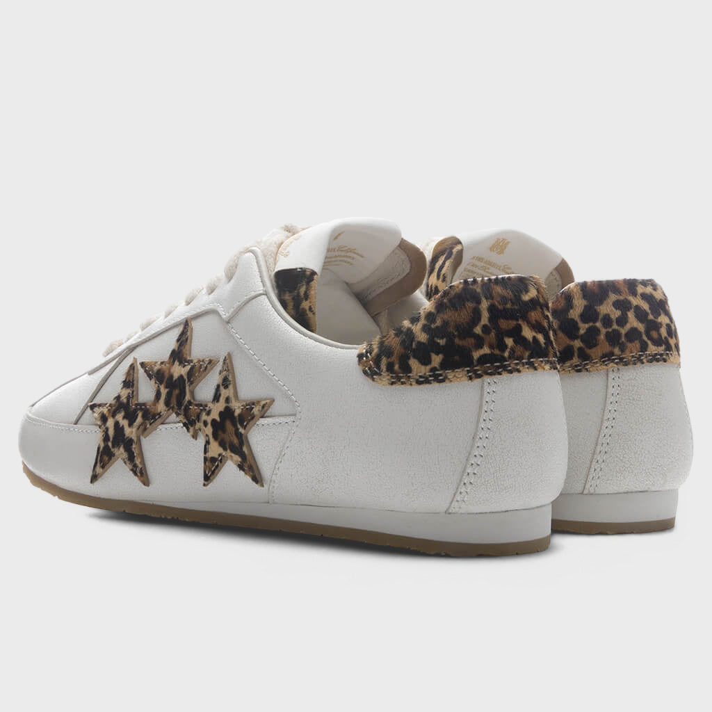 Women's Leopard Pacific Flat - Alabaster