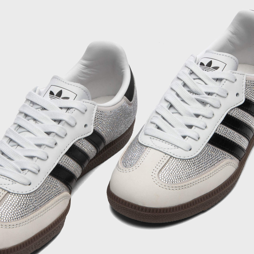 Women's Samba OG - Crystal White/Core White/Silver Metallic