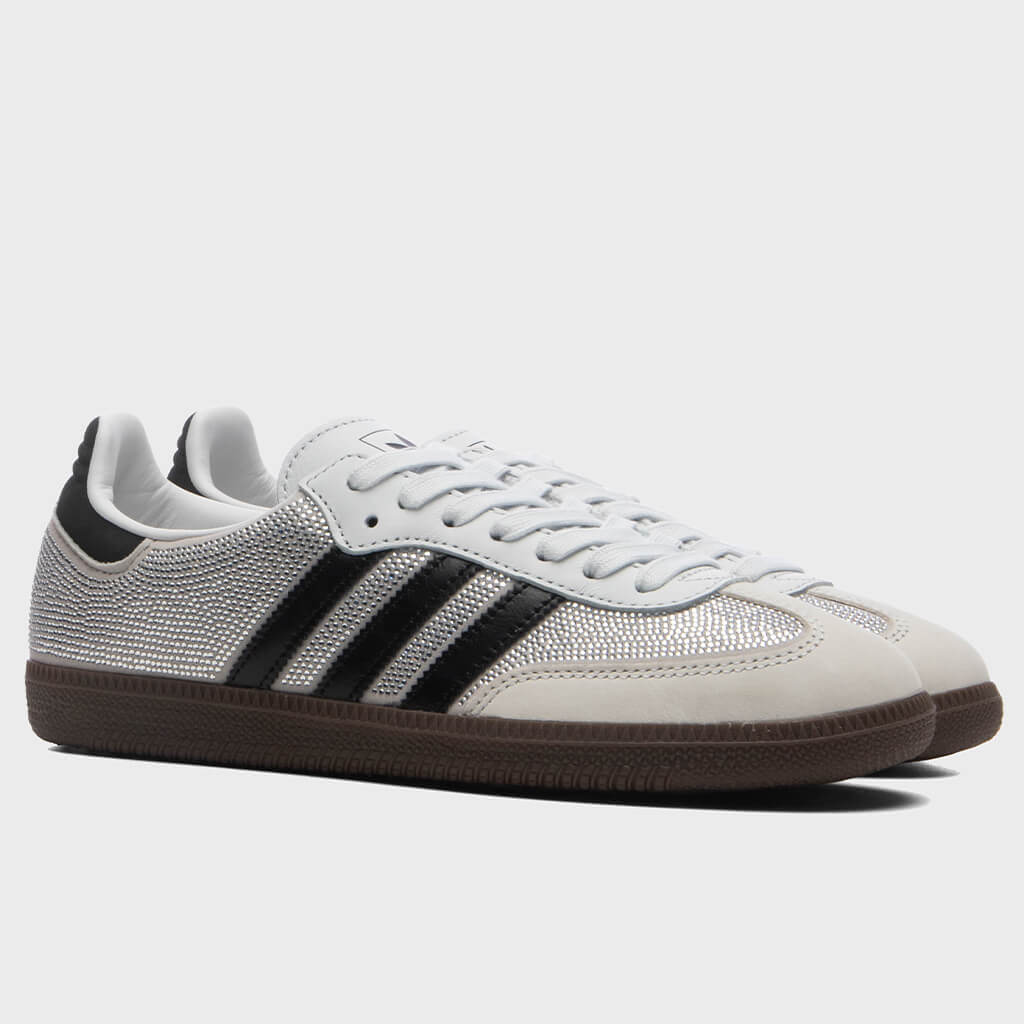 Women's Samba OG - Crystal White/Core White/Silver Metallic