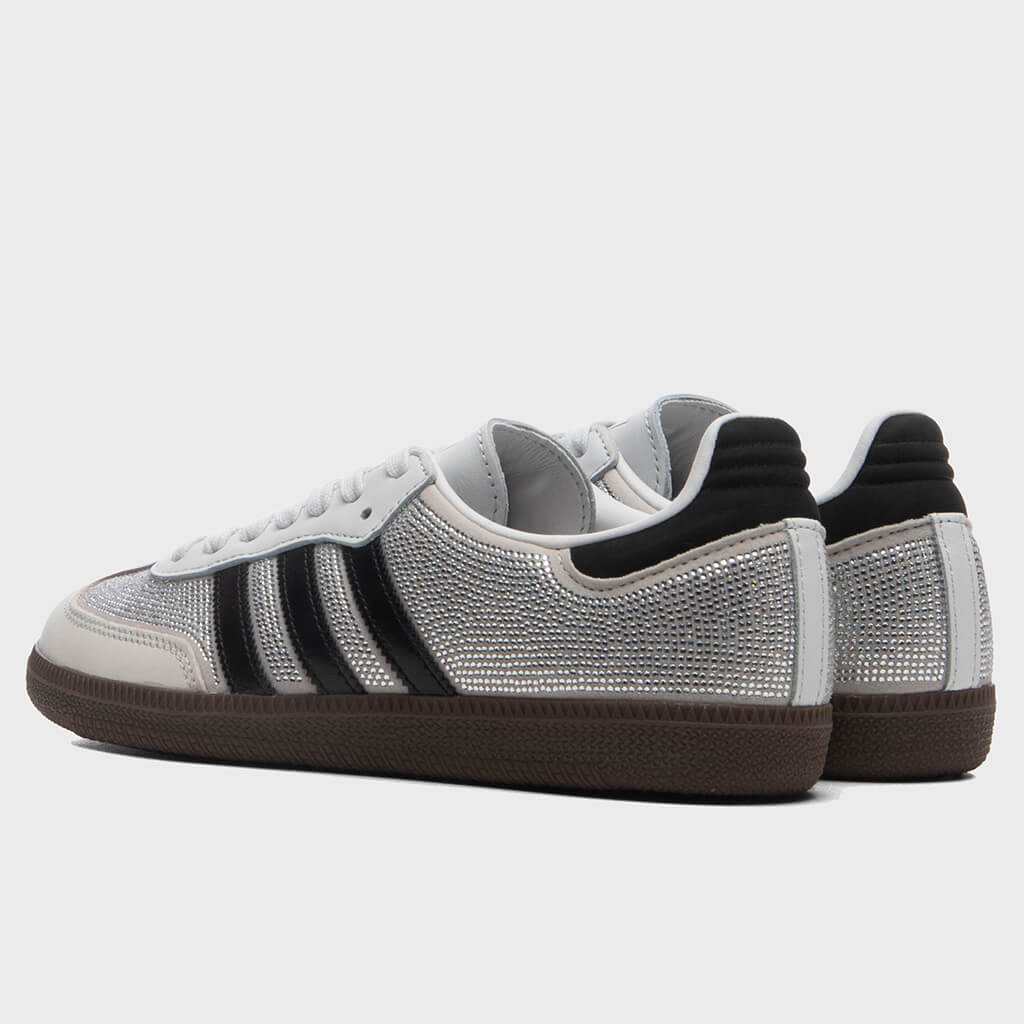 Women's Samba OG - Crystal White/Core White/Silver Metallic