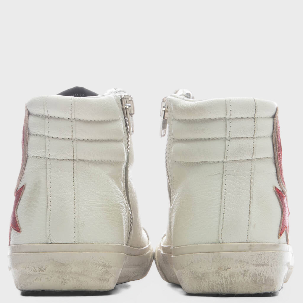 Women's Slide Penstar - White/Red