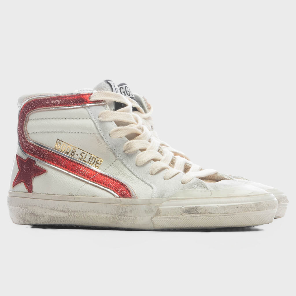 Women's Slide Penstar - White/Red