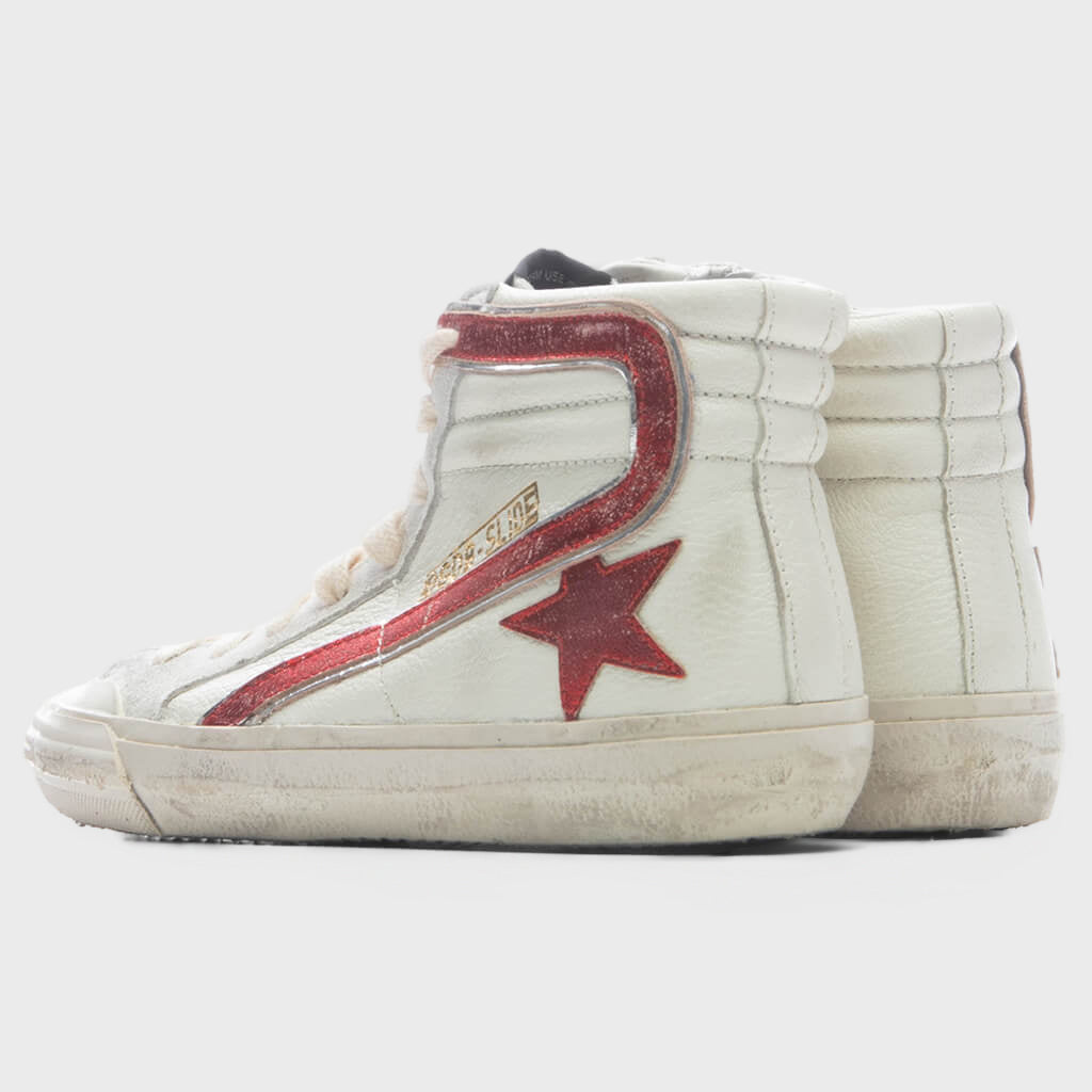 Women's Slide Penstar - White/Red