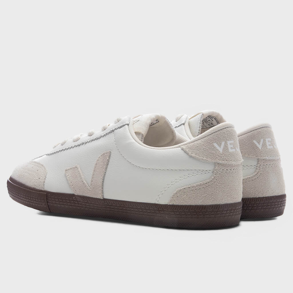 Women's Volley Leather - White/Natural/Bark