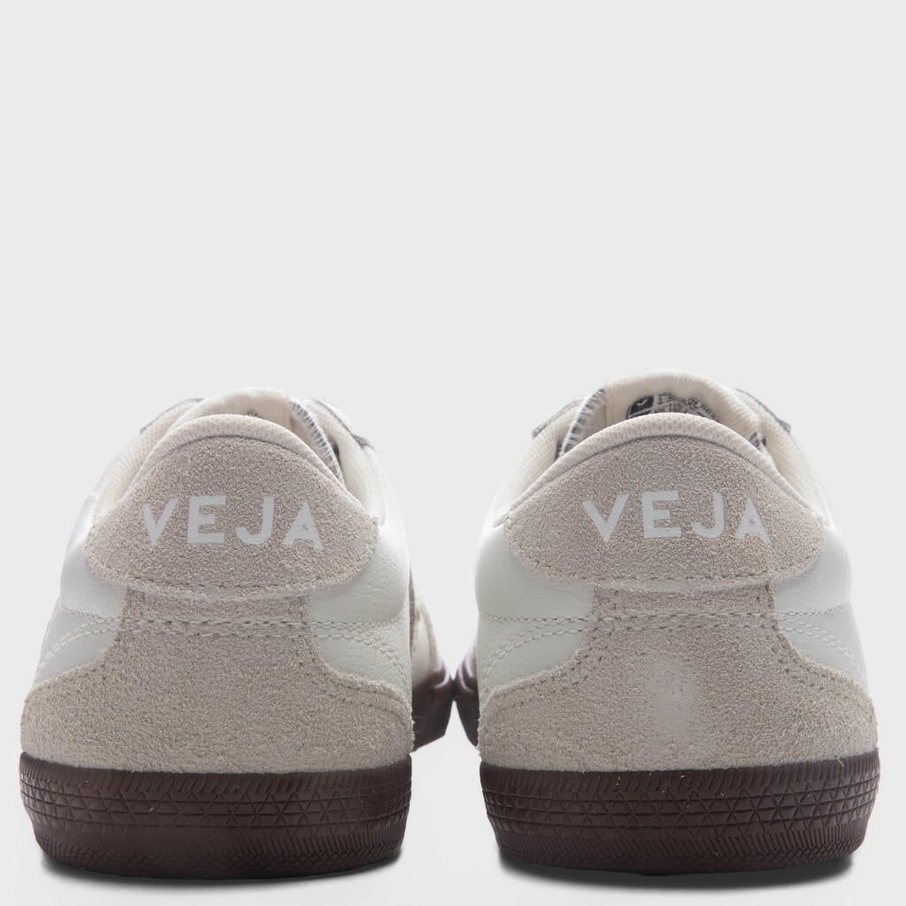 Women's Volley Leather - White/Natural/Bark