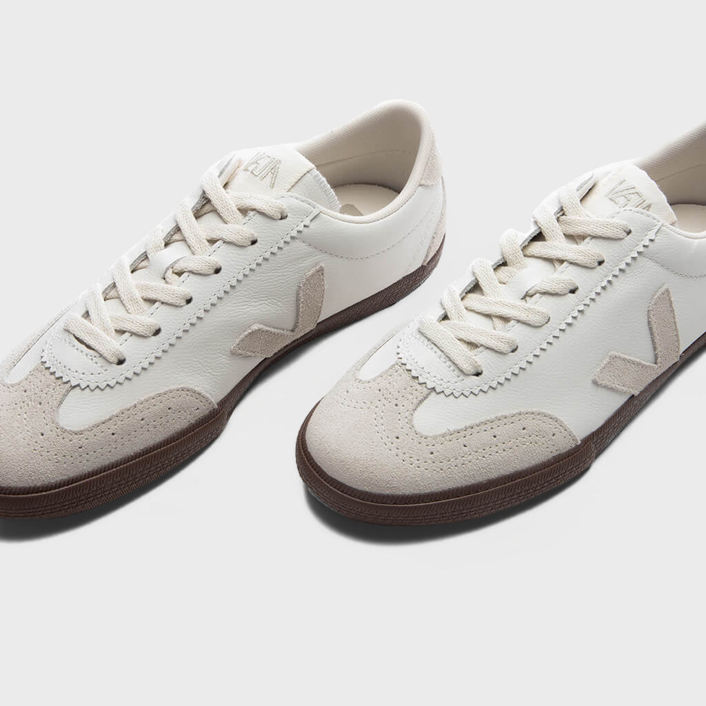 Women's Volley Leather - White/Natural/Bark