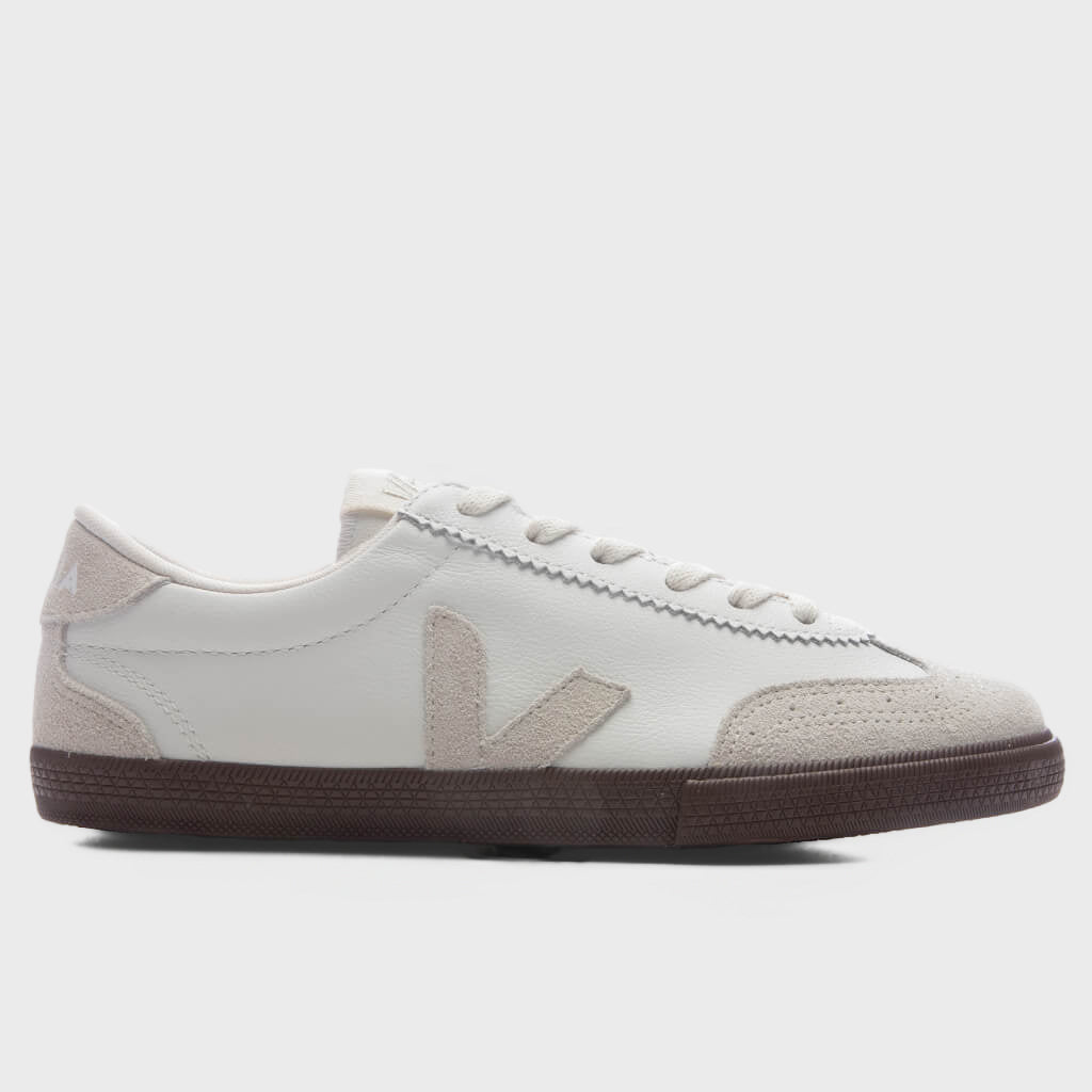 Women's Volley Leather - White/Natural/Bark