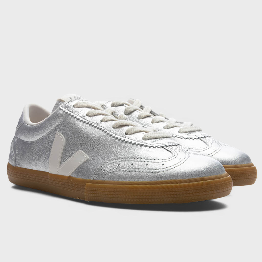 Women's Volley Leather - Silver/White/Natural