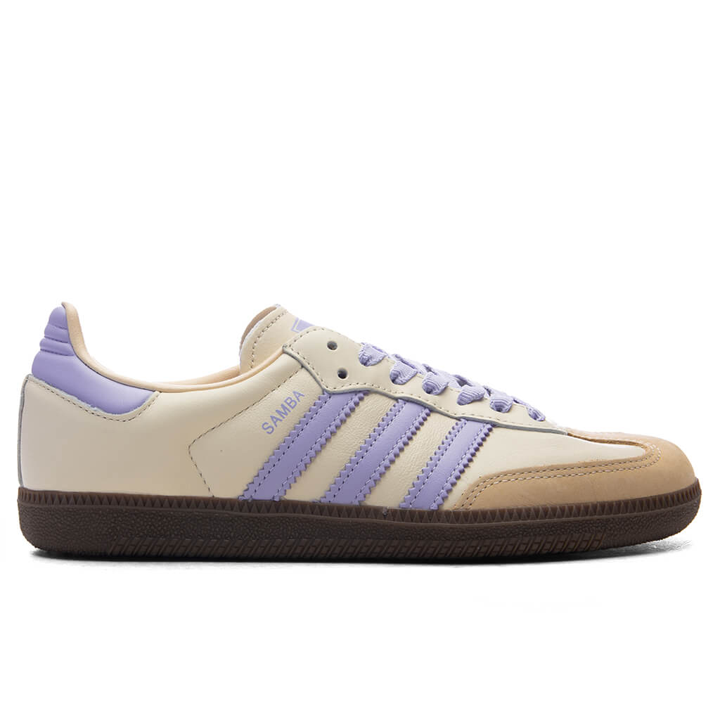 Women's Samba OG - Cream White/Violet Tone/Sand Strata