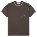 Wordmark Reverse Stitched T-Shirt - Brown