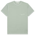 Wordmark Reverse Stitched T-Shirt - Sage