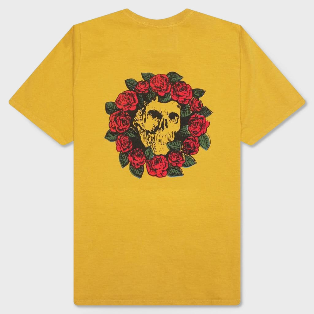 Wreath Of Roses Tee - Mustard