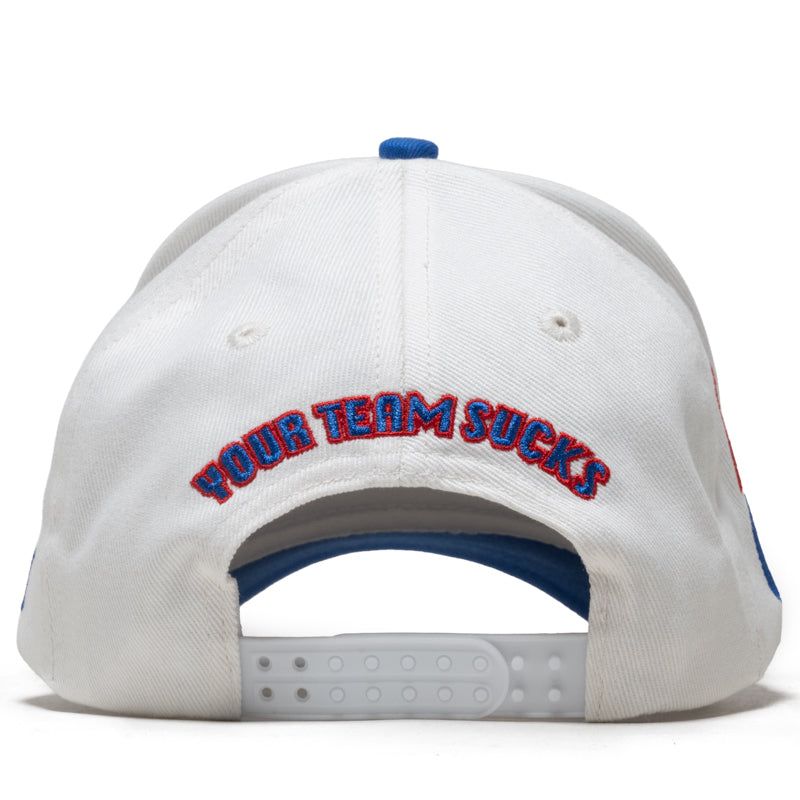 Your Team Sucks W Cup USA Snapback - Off White/Blue
