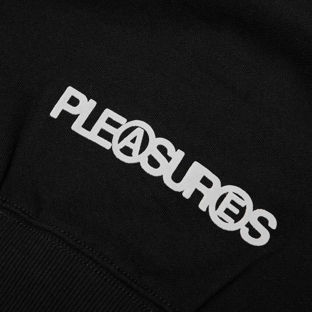 Zine Zip Hoodie - Black
