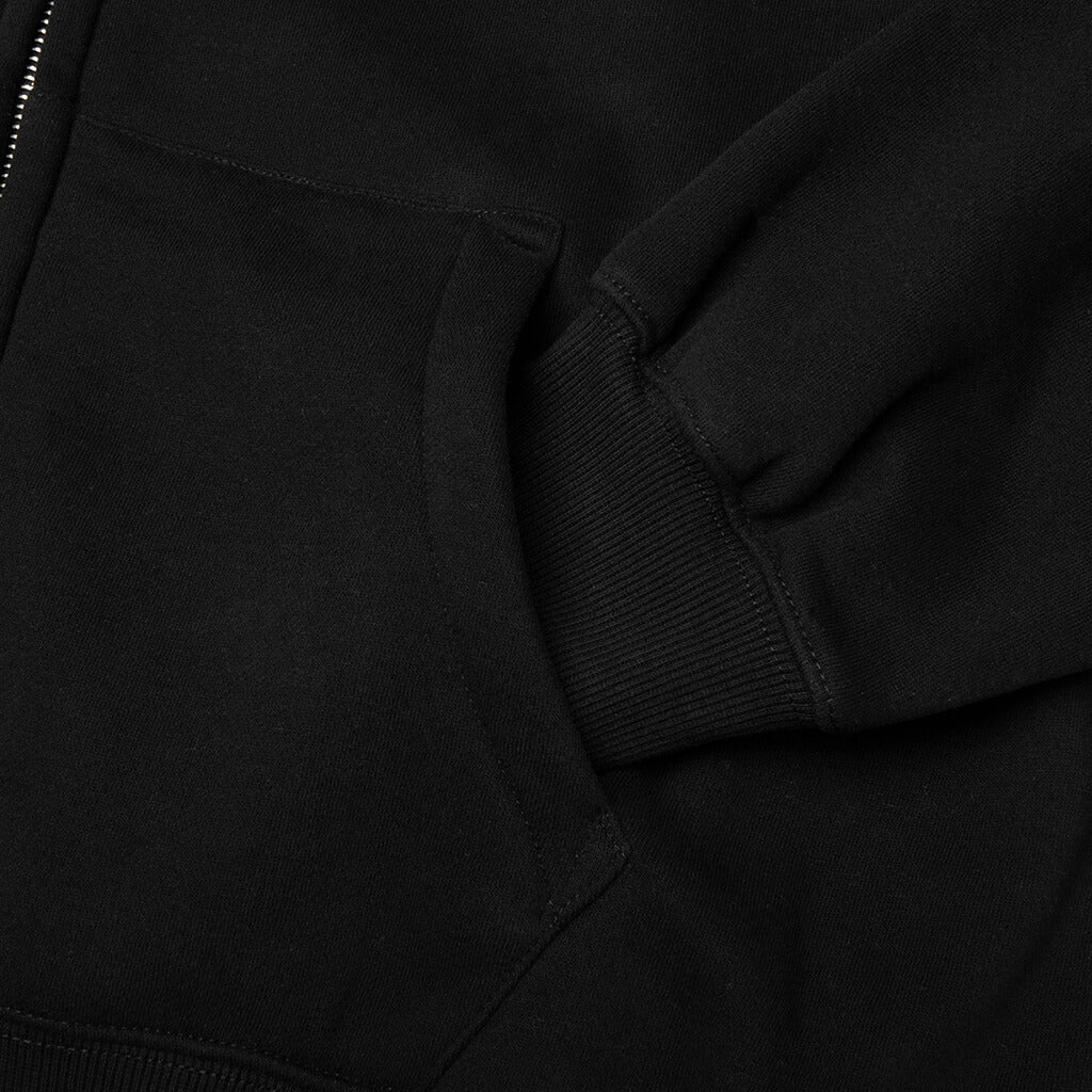 Zine Zip Hoodie - Black