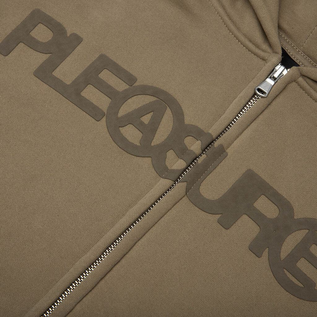 Zine Zip Hoodie - Mud