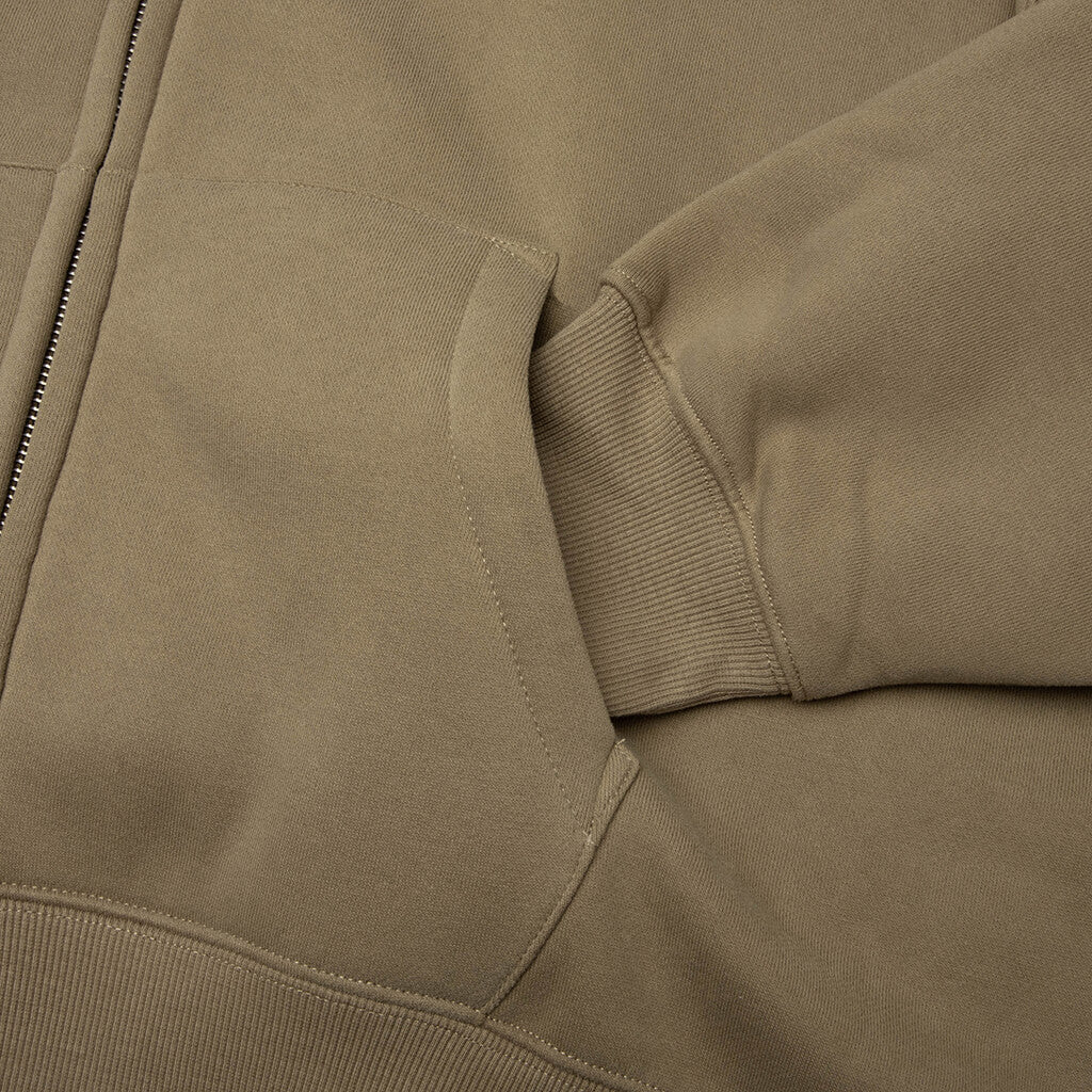 Zine Zip Hoodie - Mud