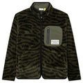 Teddy Zip-Up Sweatshirt - Olive