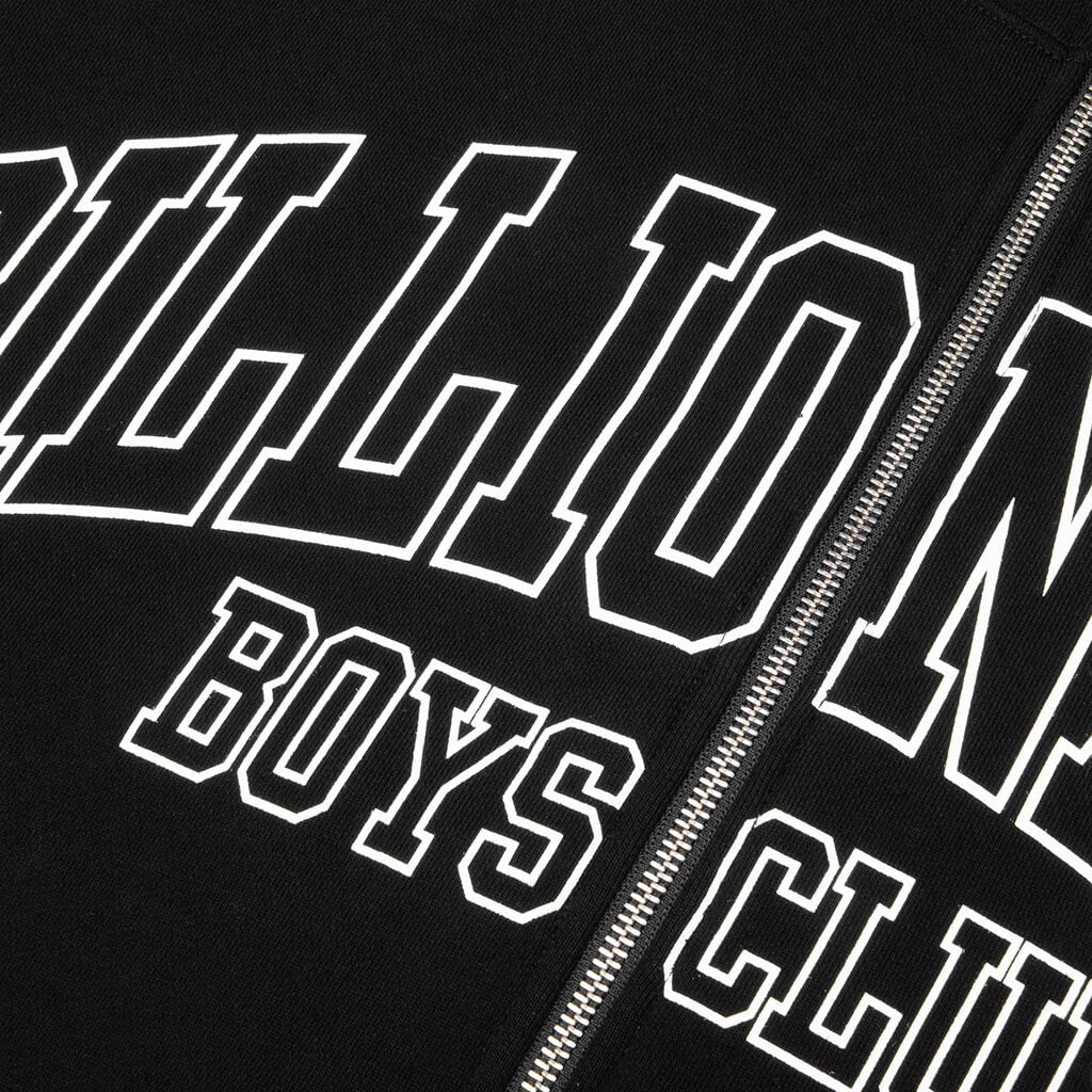 Zip Club Hoodie - Black