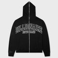 Zip Club Hoodie - Black