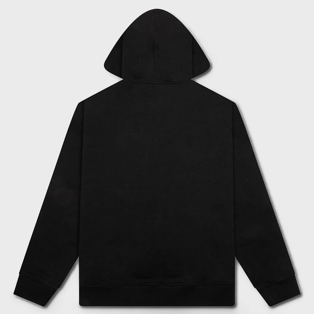 Zipped Hoodie - Black