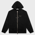 Zipped Hoodie - Black