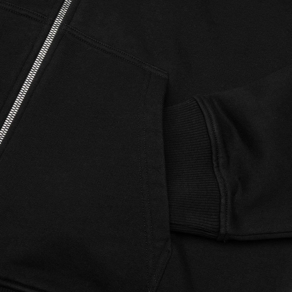 Zipped Hoodie - Black