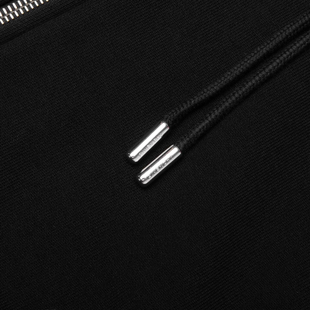 Zipped Hoodie - Black