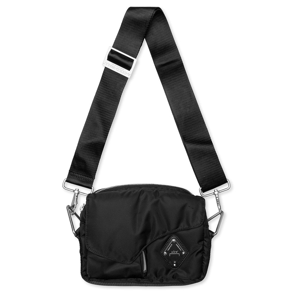 Padded Envelope Cross Body Bag - Black