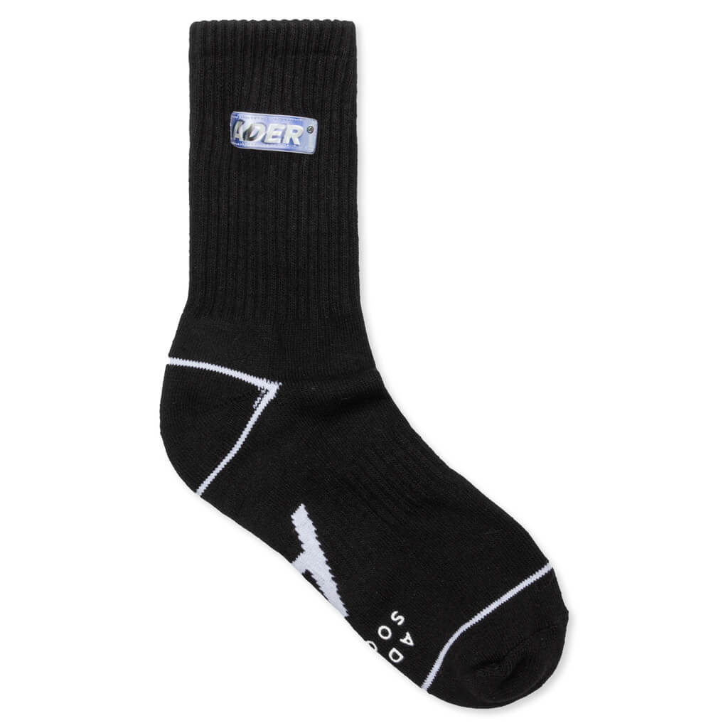 Lenticular Logo Socks - Black