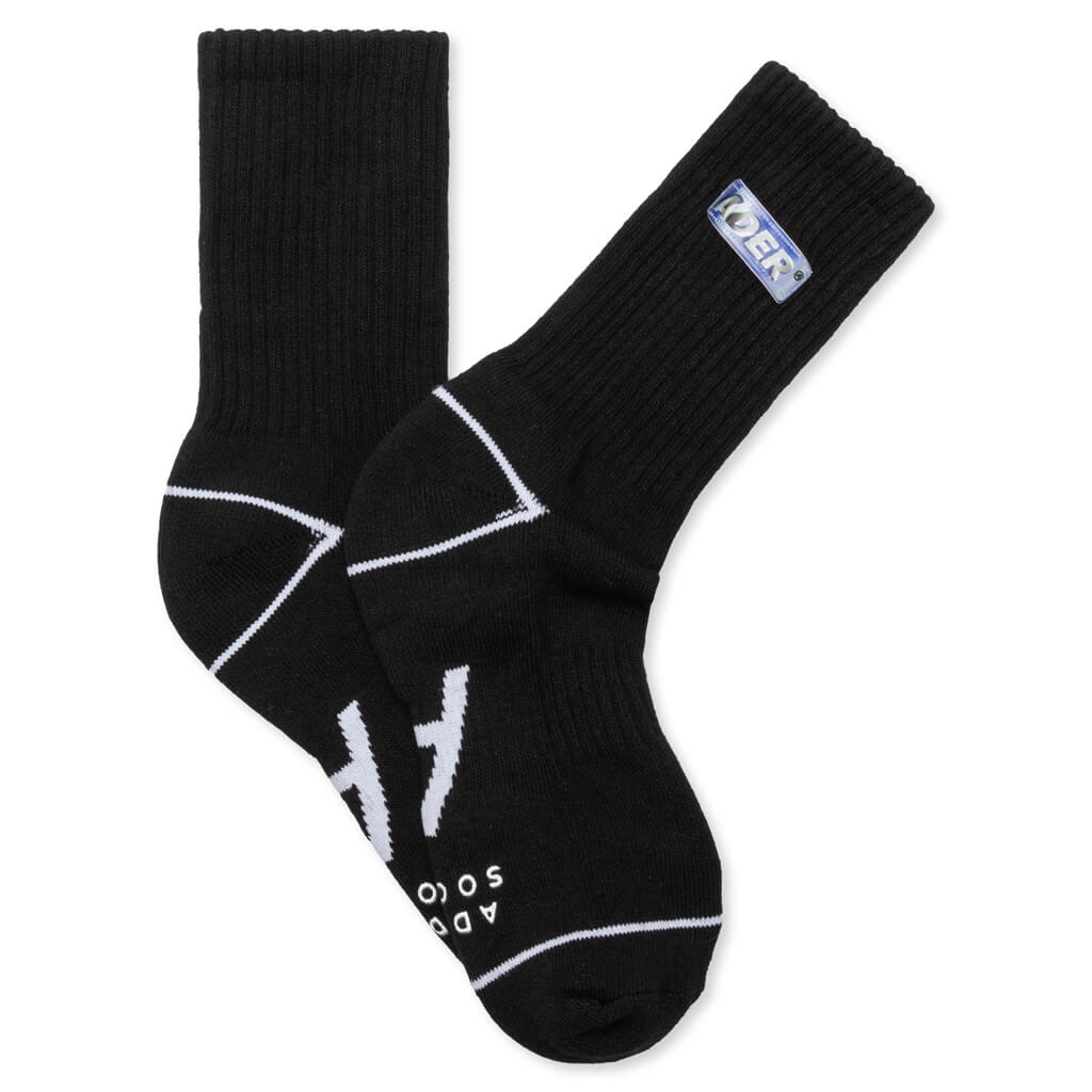 Lenticular Logo Socks - Black