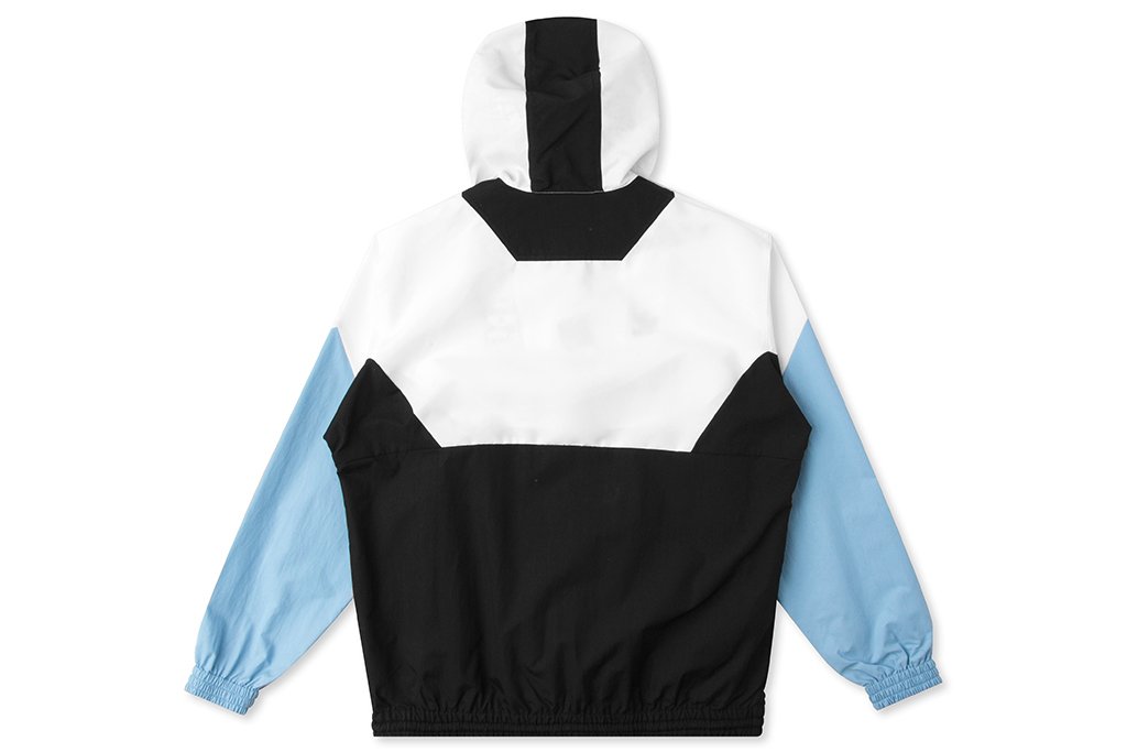 Pullover Windbreaker - White/Black