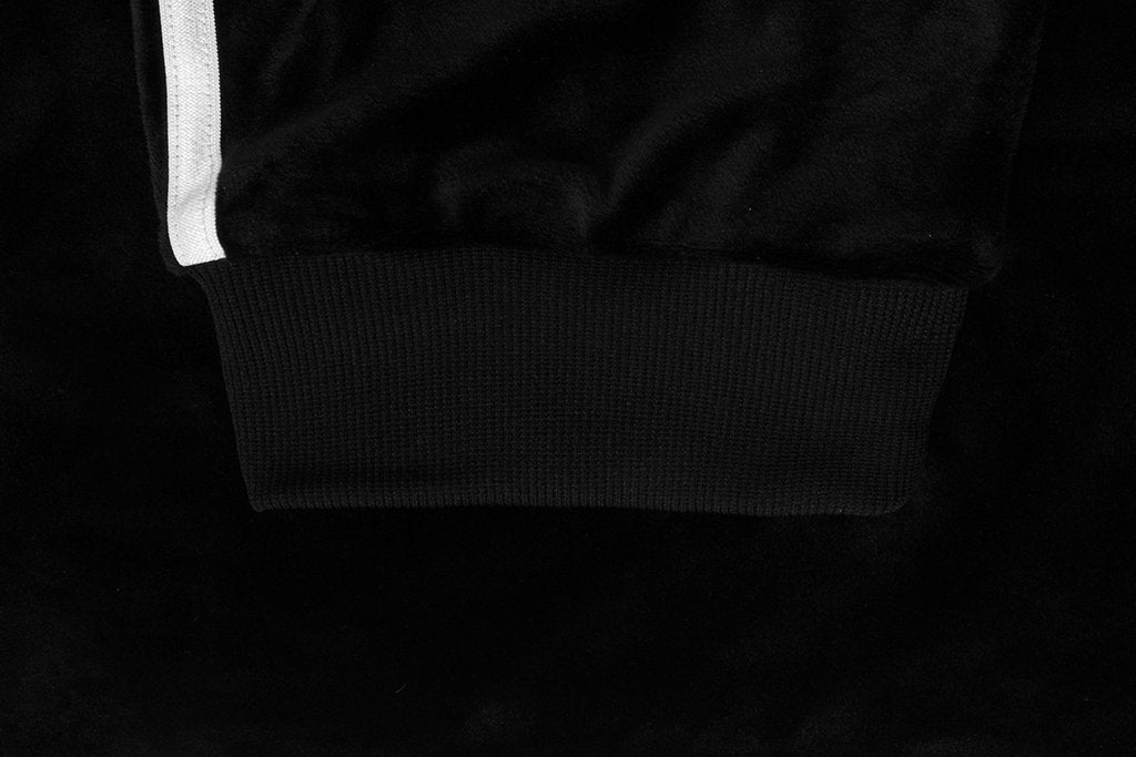 Velour Track Pants - Black