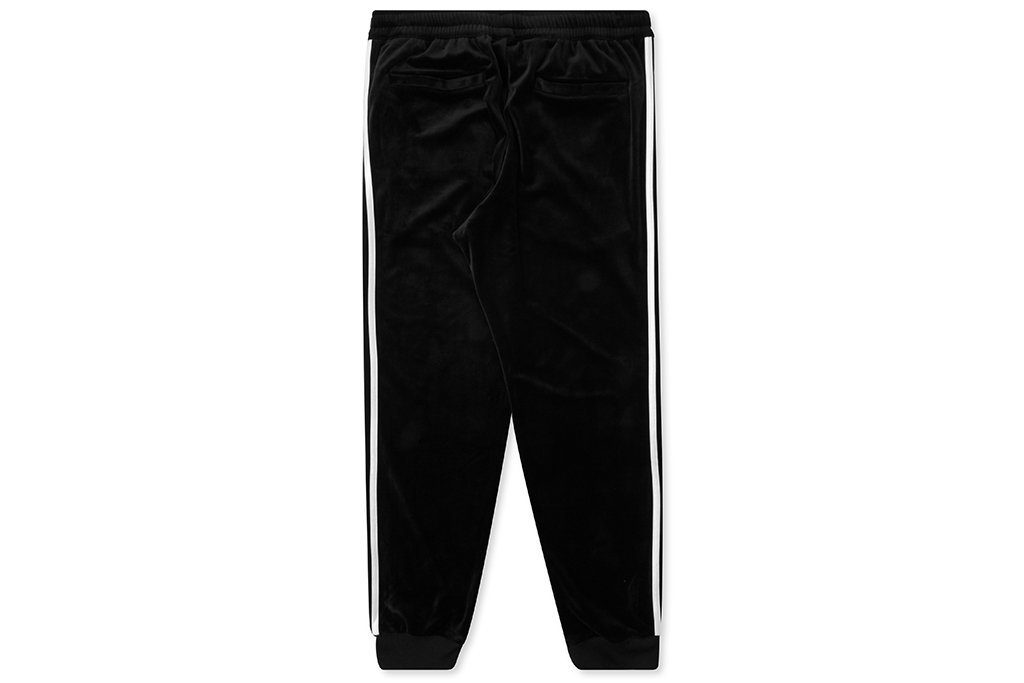 Velour Track Pants - Black