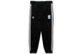 Velour Track Pants - Black