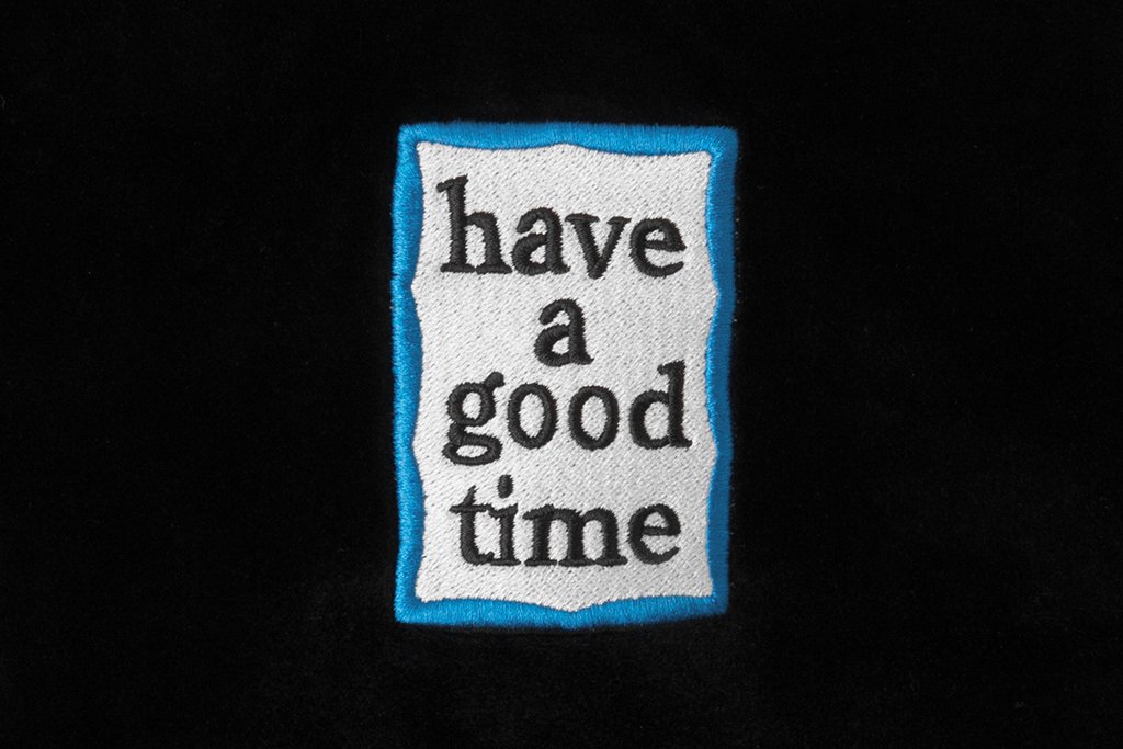 Velour Track Top - Black