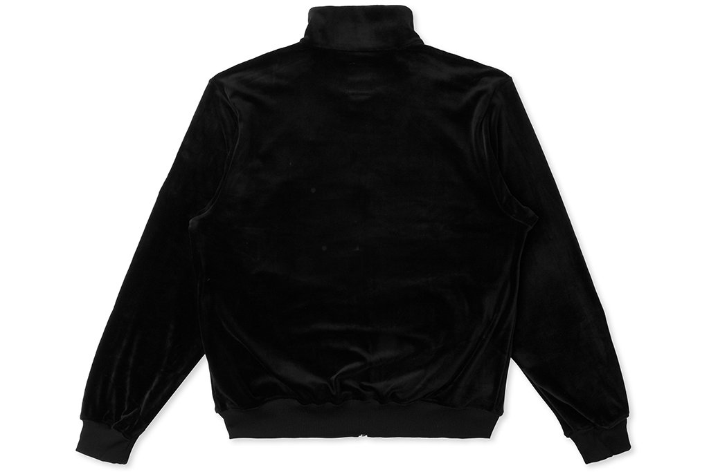 Velour Track Top - Black