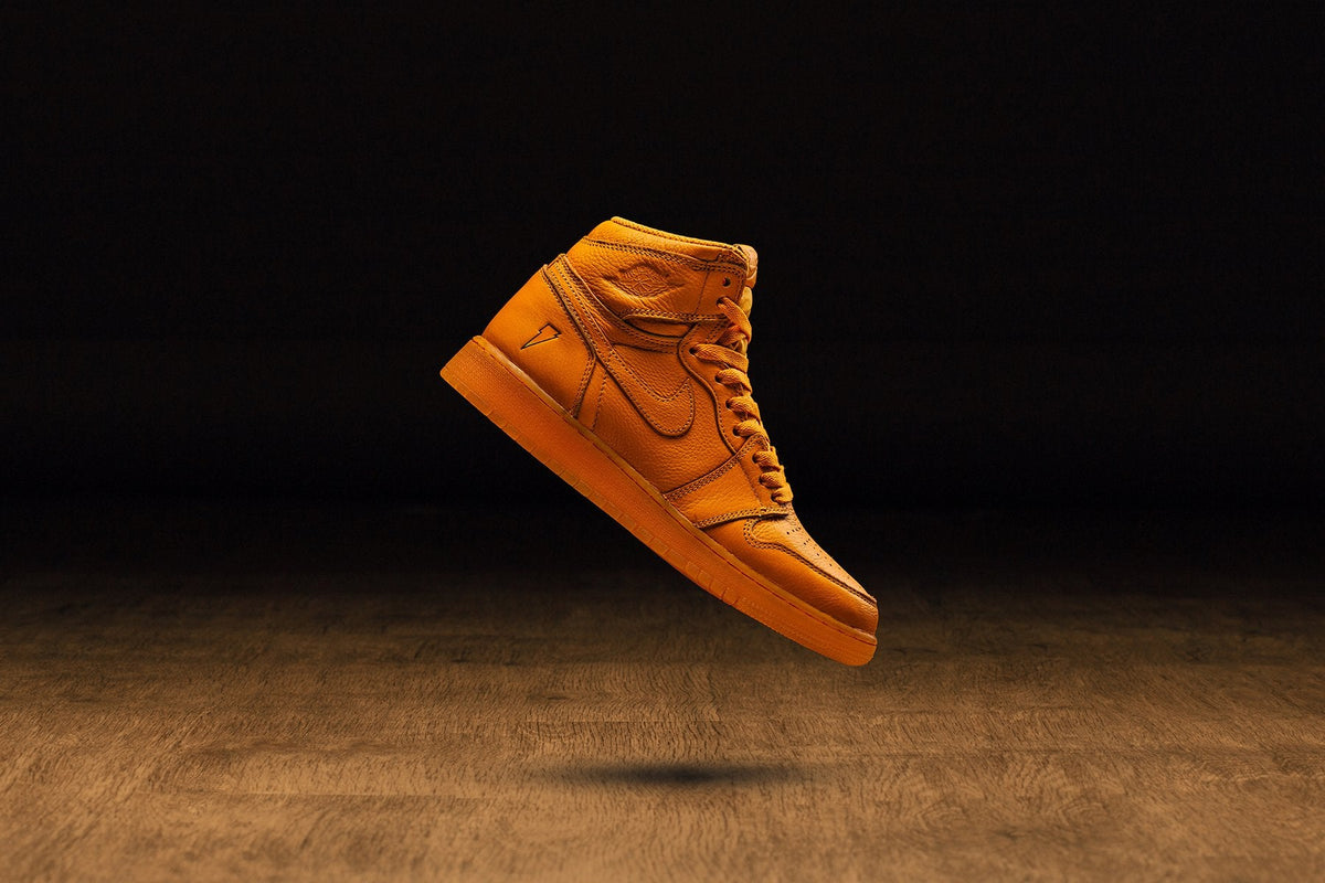Air Jordan 1 Retro Hi OG Youth 'G8RD' - Orange Peel