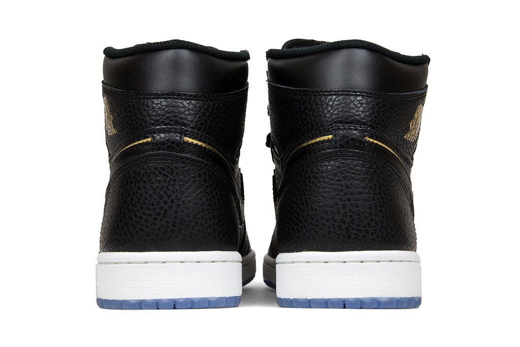 Air Jordan 1 Retro High OG (GS) 'LA' - Black/Metallic Gold/Summit White