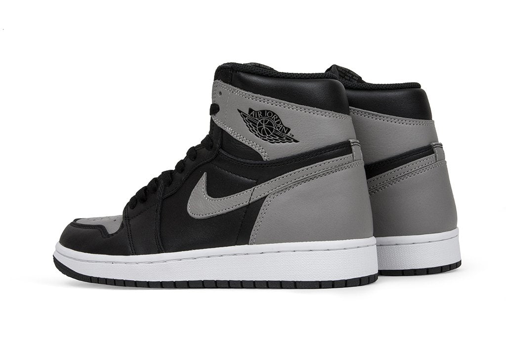 Air Jordan 1 Retro High OG (GS) "Shadow" - Black/Medium Grey-White