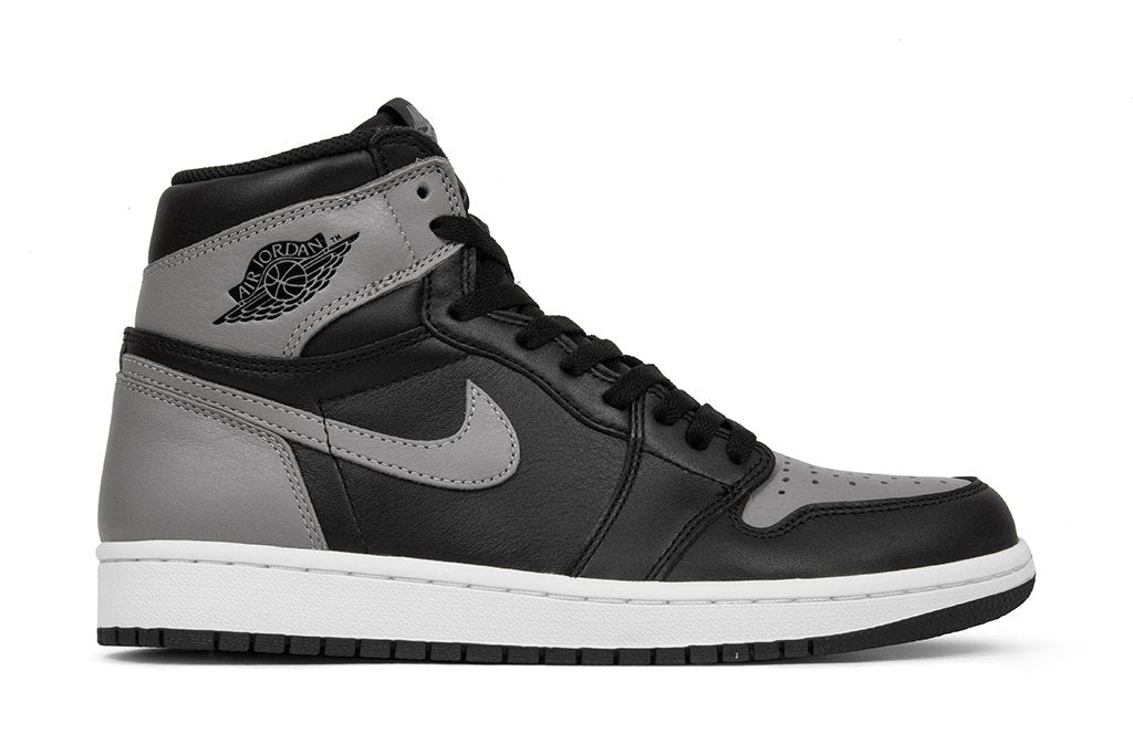 Air Jordan 1 Retro High OG (GS) "Shadow" - Black/Medium Grey-White