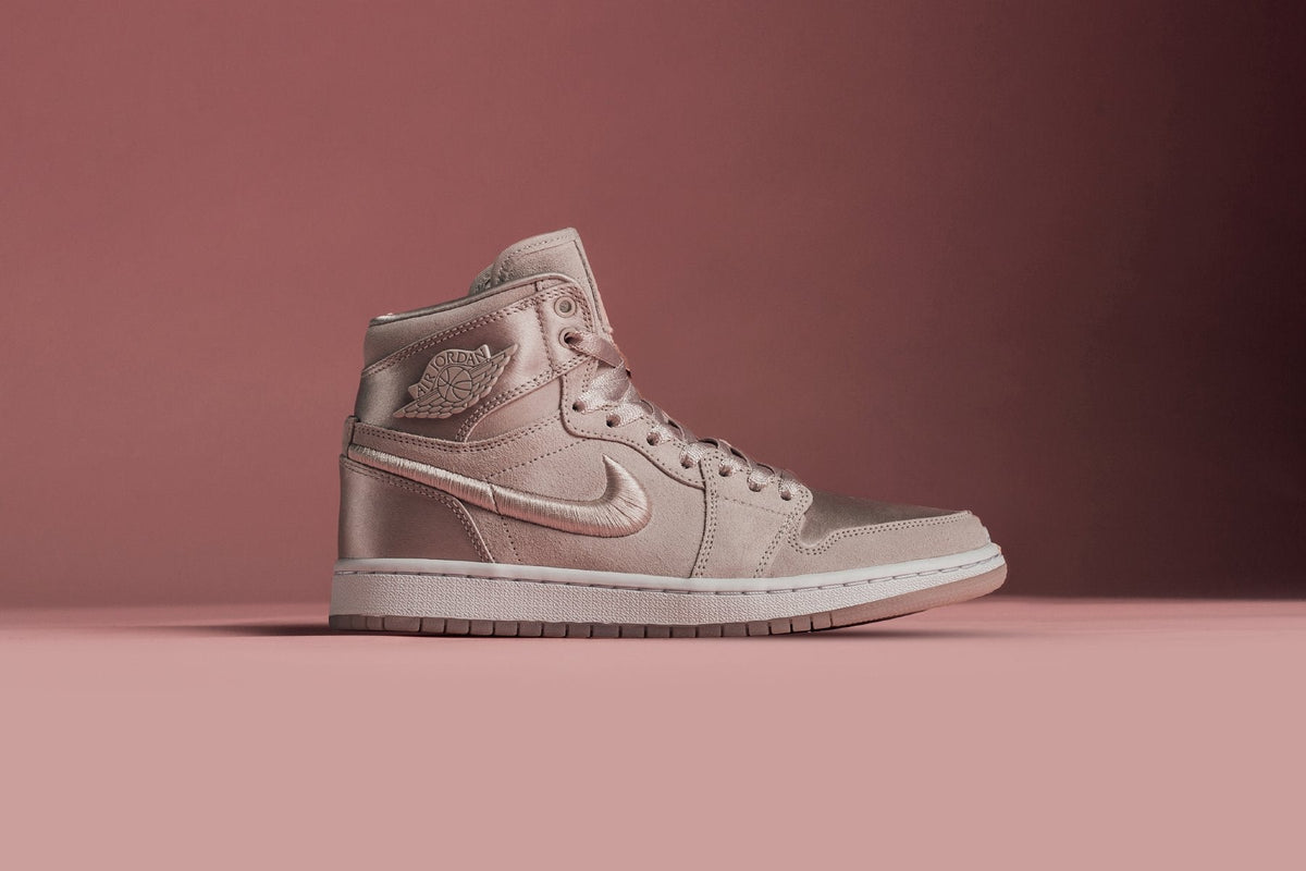Women's Air 1 Retro Hi 'Season of Her' - Silt Red/White-Metallic Gold