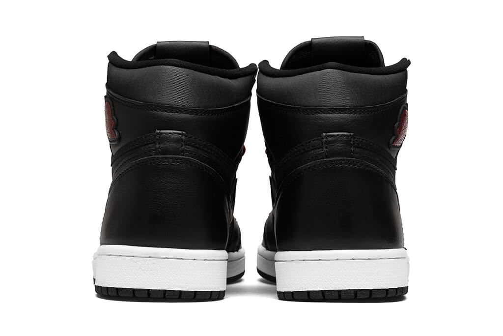 Air Jordan 1 Retro High OG “Black Satin” - Black/Metallic Silver/Gym Red