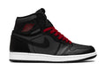 Air Jordan 1 Retro High OG “Black Satin” - Black/Metallic Silver/Gym Red