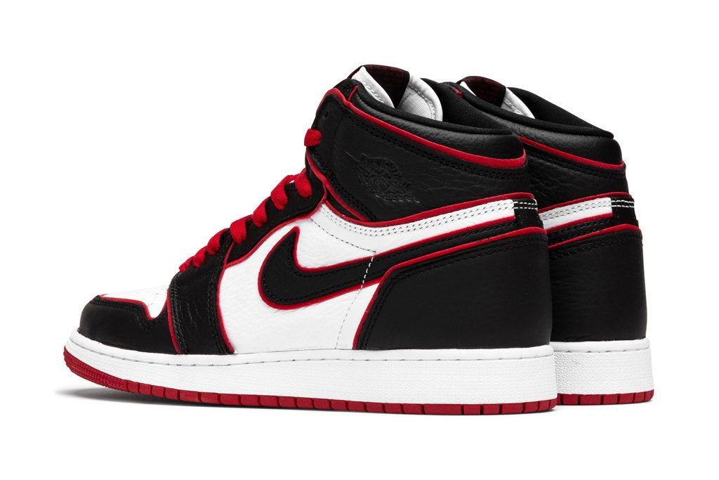 Air Jordan 1 Retro High OG (GS) "Bloodline" - Black/Gym Red/White