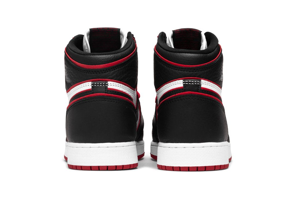 Air Jordan 1 Retro High OG (GS) "Bloodline" - Black/Gym Red/White