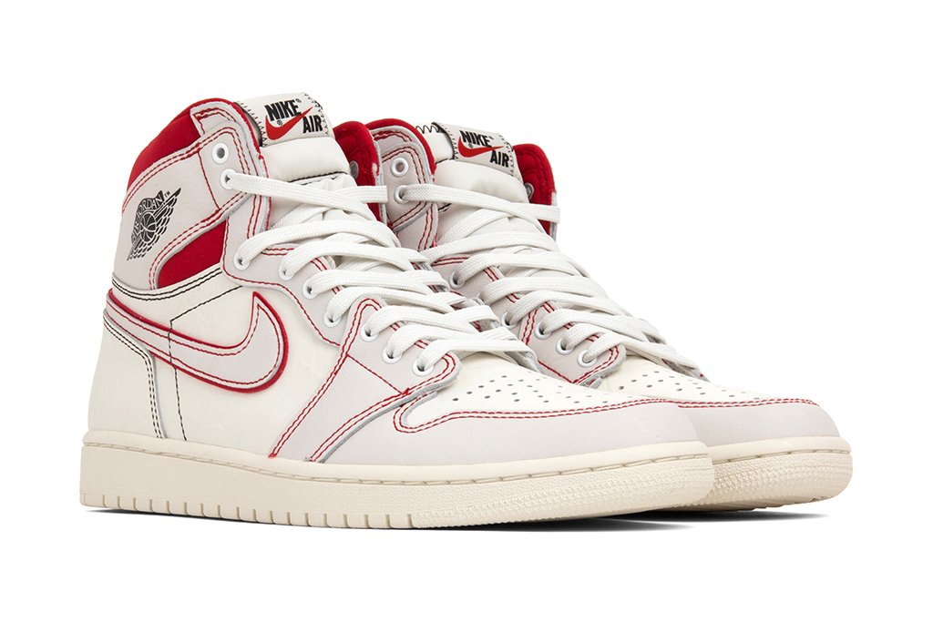 Air 1 Retro High OG - Sail/Black/Phantom/University Red