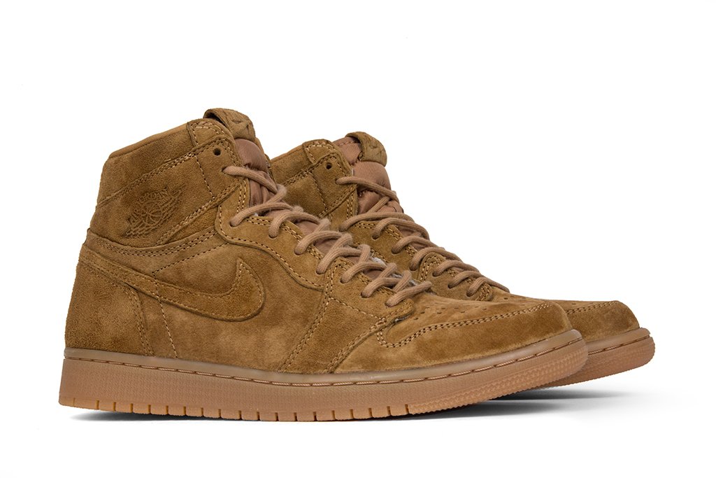 Air Jordan 1 Retro High OG 'Wheat' - Golden Harvest/Elemental Gold